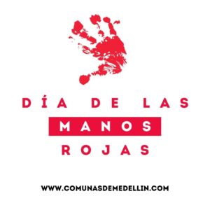 La Alcaldía de Medellín conmemora el Día Internacional de las Manos Rojas