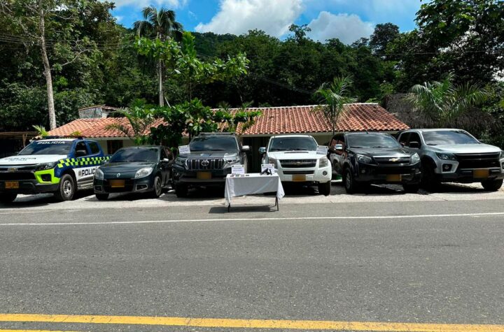 Recuperados cuatro vehículos que fueron hurtados de un parqueadero en Santa Mónica