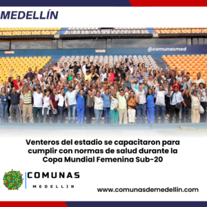 Venteros del estadio se capacitaron para cumplir con normas de salud durante la Copa Mundial Femenina Sub-20