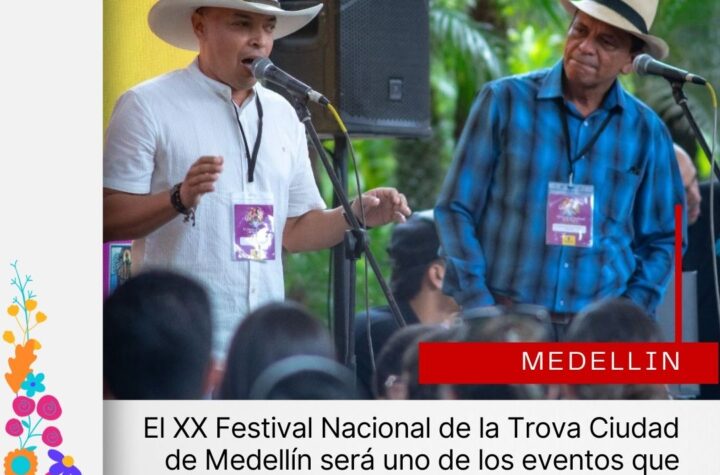 El XX Festival Nacional de la Trova Ciudad de Medellín será uno de los eventos que abrirá la programación de la Feria de las Flores