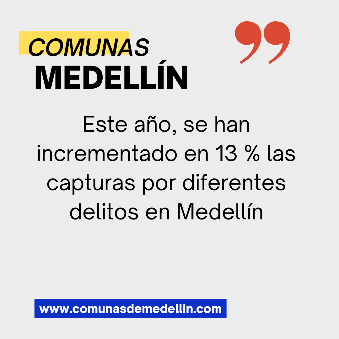 incrementado en 13 % las capturas por diferentes delitos