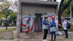 La Administración Distrital demolió estructura utilizada para actividades ilícitas en una zona de servicios comunitarios