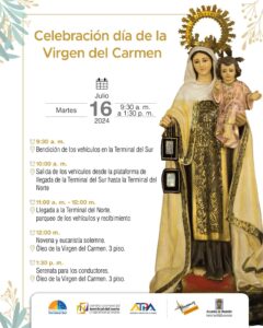 celebraciones tradicionales de la Virgen del Carmen