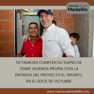 Sueño cumplido: 112 familias reciben las llaves de su nuevo hogar en El Triunfo