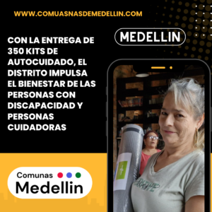 Medellín cuida de los suyos: 350 kits de autocuidado para personas con discapacidad