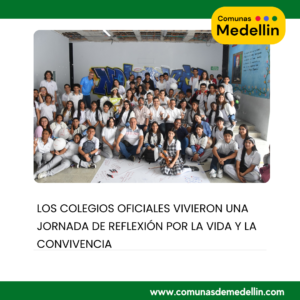 Los colegios públicos de Medellín promovieron la paz y la convivencia.