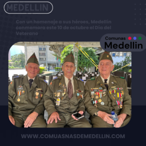 Medellín conmemora este 10 de octubre el Día del Veterano