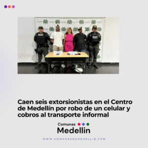 Golpe a ladrones en Medellín