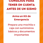 ¡Actúa ahora! Prepárate para un sismo y salva vidas.