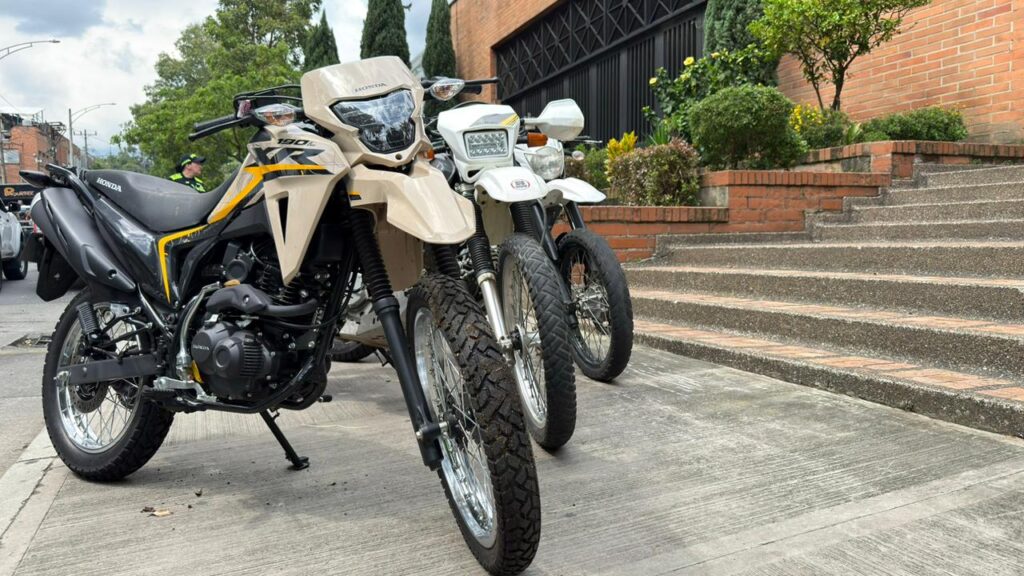 motocicletas recuperadas por las autoridades de Medellín