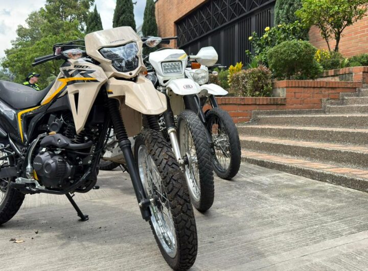 motocicletas recuperadas por las autoridades de Medellín