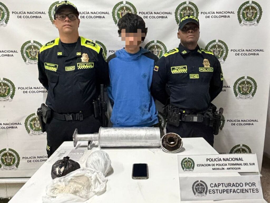 Captura en Terminal de Sur de Medellin