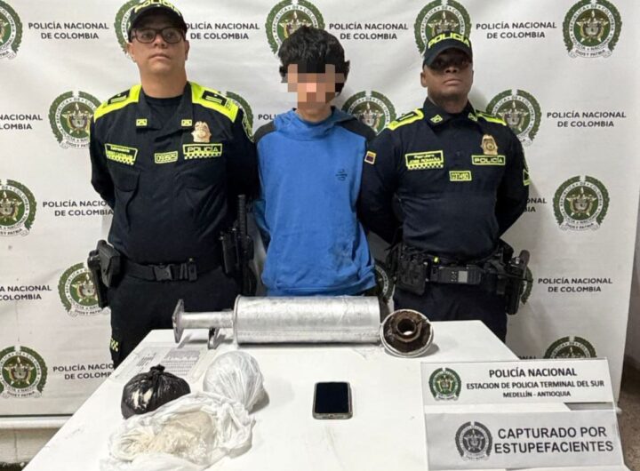 Captura en Terminal de Sur de Medellin