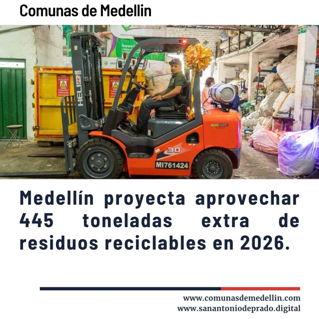 Recicladores de Medellín reciben más recursos para el aprovechamiento y tratamiento de residuos