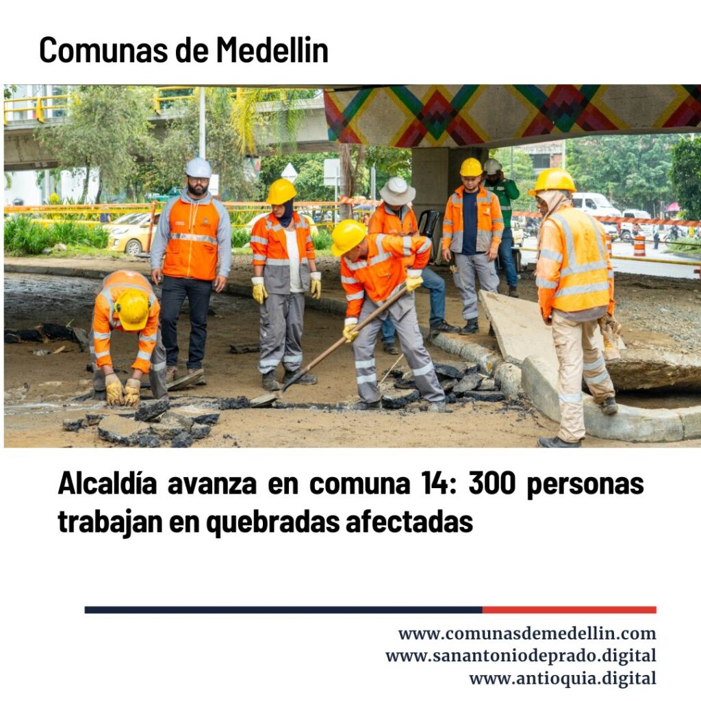 Avanza Recuperación Lluvias Medellín