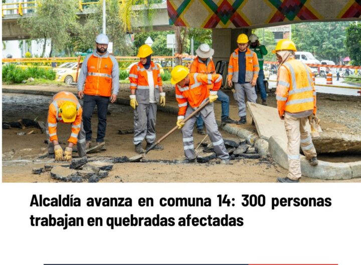Avanza Recuperación Lluvias Medellín