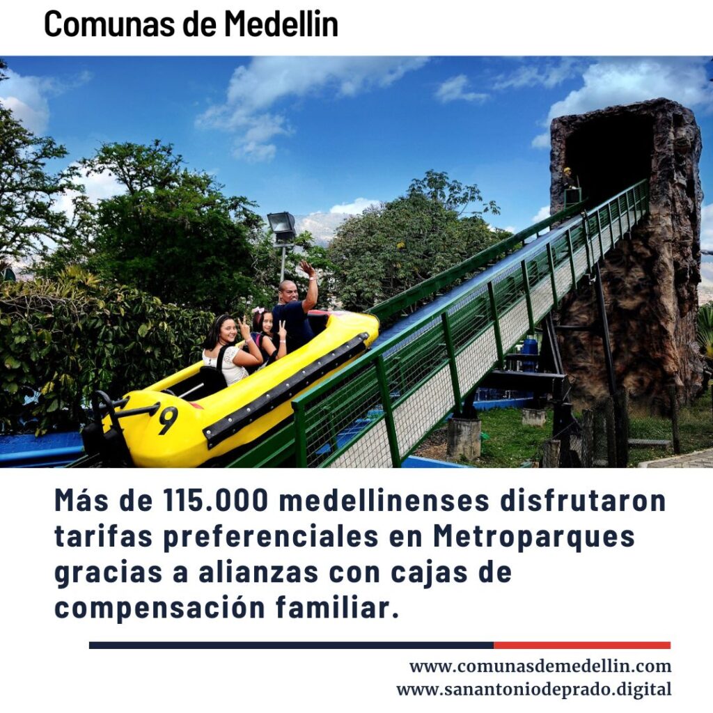 Medellín Ofrece Tarifas Preferenciales en Parques Recreativos