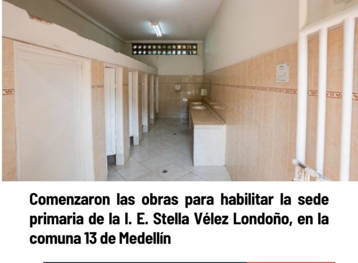 Inicio de obras en la I.E. Stella Vélez Londoño