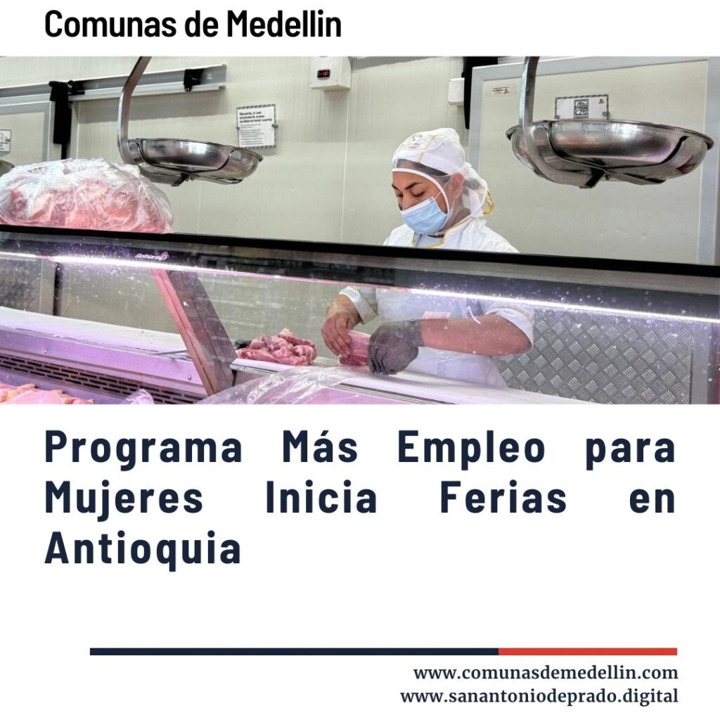 programa Más Empleo para Mujeres en Antioquia 2026