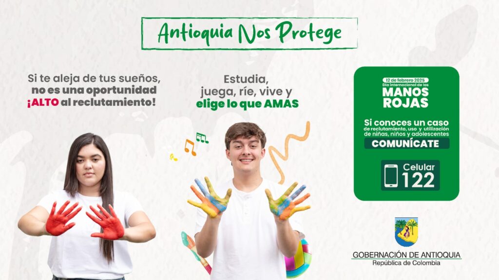 Antioquia Nos Protege contra reclutamiento forzado
