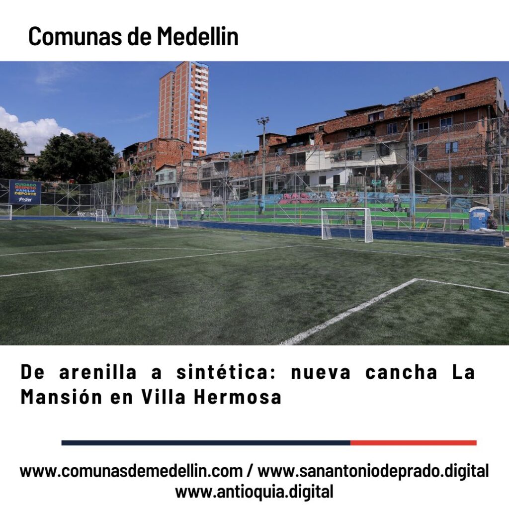 Entregan cancha sintética La Mansión en Villa Hermosa