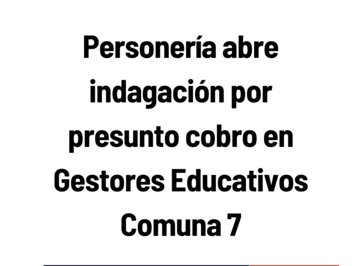 Indagación previa por cobro en Gestores Educativos