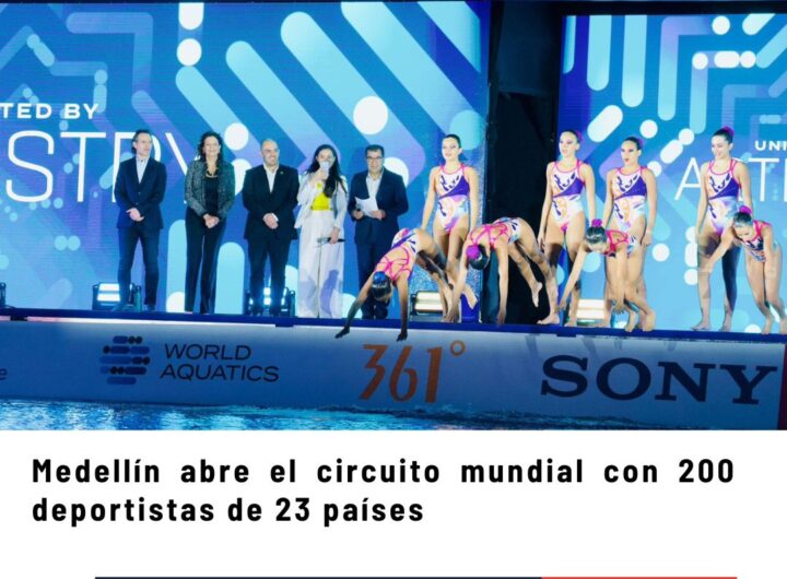 Medellín inaugura Copa Mundo Natación Artística 2026