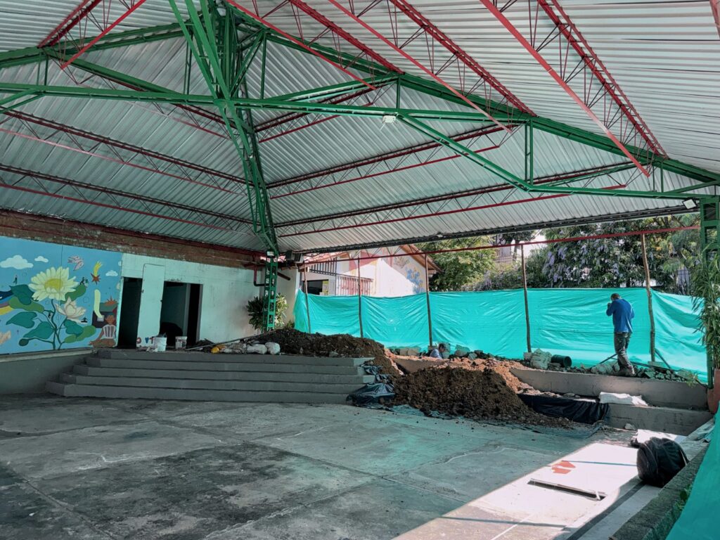 Remodelación Casa de Cultura El Poblado avanza