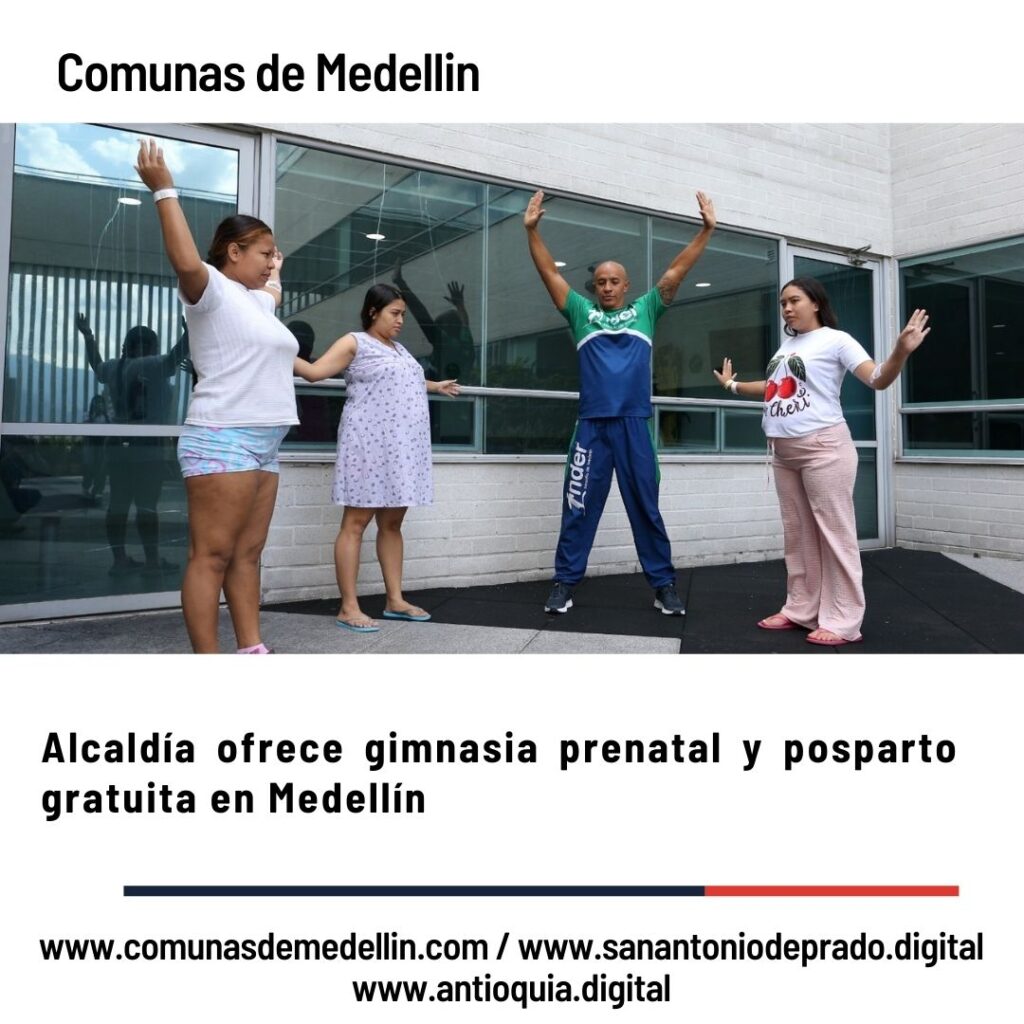 Clases prenatales gratuitas para embarazadas Medellín