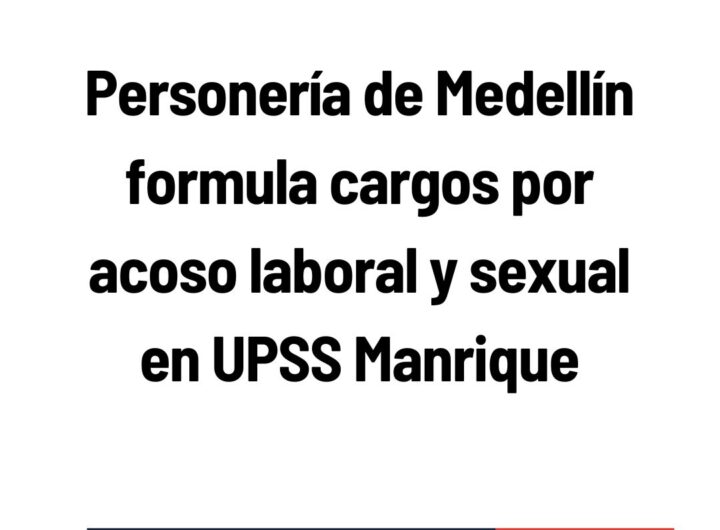 Pliego de cargos por acoso sexual en Metrosalud
