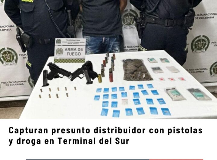 Capturado distribuidor Terminal del Sur Medellín