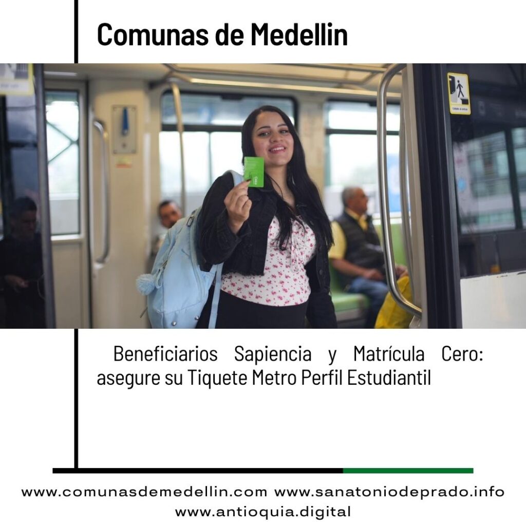 convocatoria del tiquete metro para estudiantes