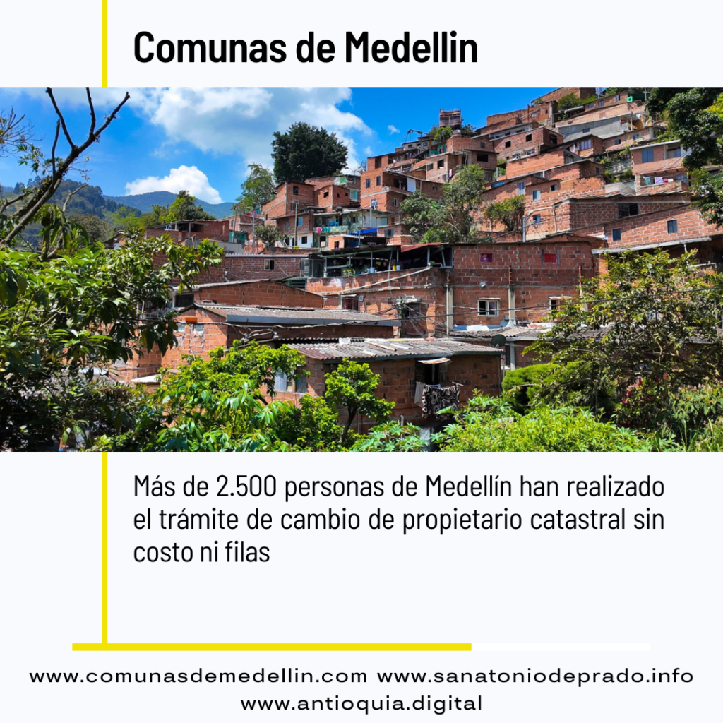 Cambio propietario catastral virtual gratis Medellín 2026