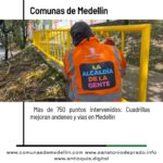 Cuadrillas de la Alcaldía de la Gente mejoran más de 750 puntos en barrios de Medellín