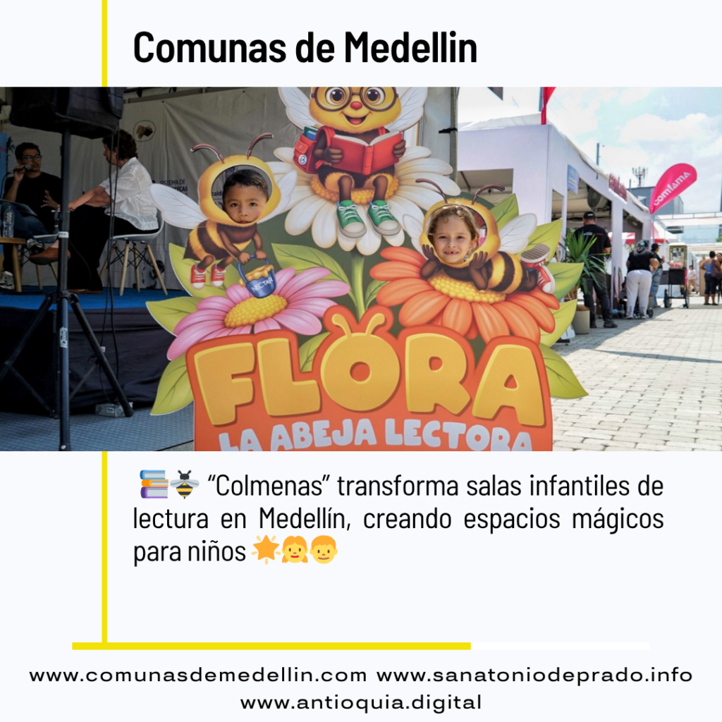 Colmenas: Renovación de salas infantiles en parques biblioteca de Medellín rumbo a 2027