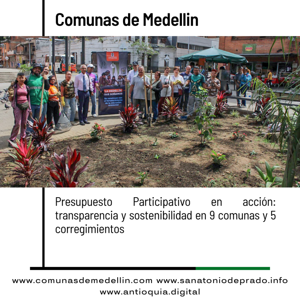 Medellín invirtió cerca de $16.000 millones en educación ambiental con Presupuesto Participativo y benefició a más de 62.000 personas