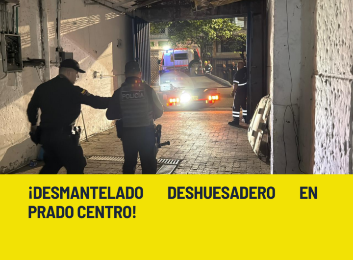 Desmantelado deshuesadero carros fachada parqueadero Centro