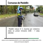 Medellín reduce 9 % muertes por siniestros viales en primer trimestre 2026