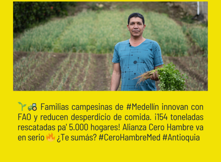 Campesinos de Medellín le meten ficha al desperdicio cero