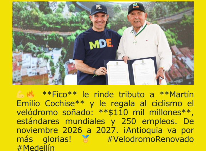 Velódromo Cochise se renueva con $110 mil millones
