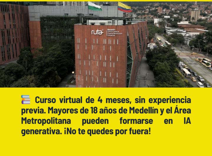 Medellín abre 20.000 cupos gratis en inteligencia artificial generativa con Google