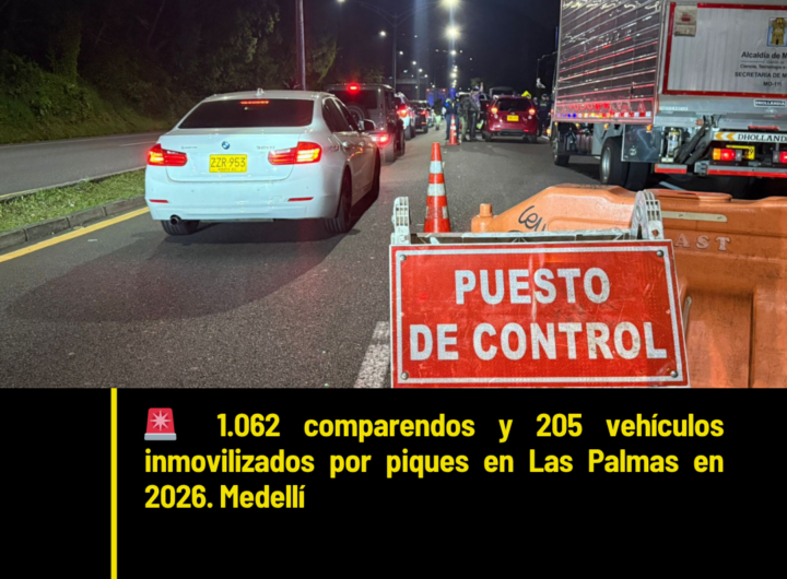 Más de 1.000 Comparendos por Piques en Las Palmas