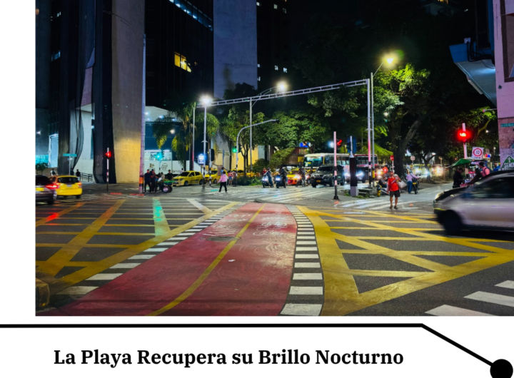 Avenida La Playa Más Iluminada: Nuevo Alumbrado en el Centro de Medellín