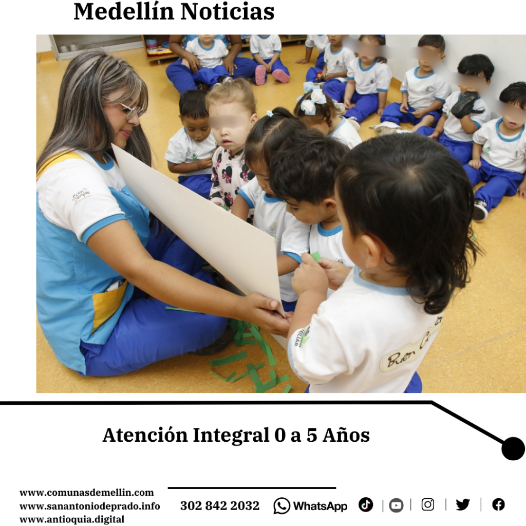 Buen Comienzo busca niños para jardines en Medellín