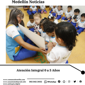 Buen Comienzo busca niños para jardines en Medellín