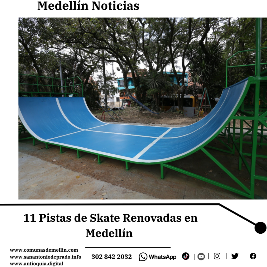 Alcaldía Interviene 11 Pistas de Skate en Medellín