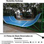 Alcaldía Interviene 11 Pistas de Skate en Medellín