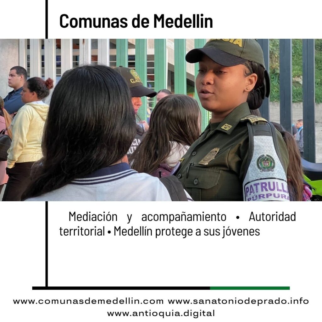 Medellín refuerza seguridad en 30 colegios contra violencia juvenil