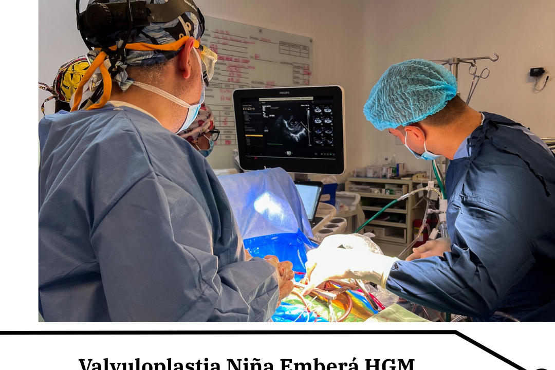Hospital General Medellín opera corazón a niña Emberá