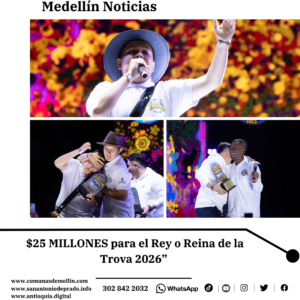 Medellín abre inscripciones Festival Nacional de Trova 2026